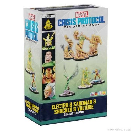 Marvel Crisis Protocol Electro, Sandman, Shocker and Vulture